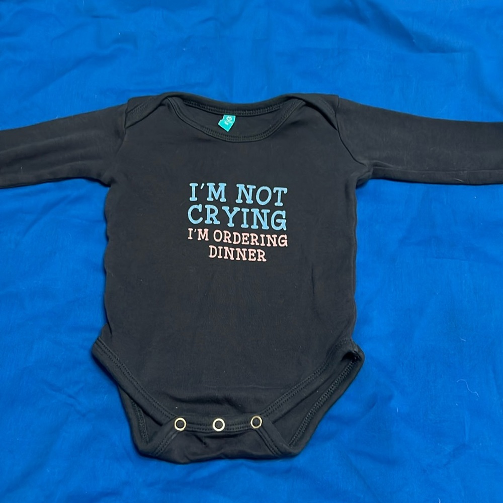 Spreadshirt long sleeve onesie.